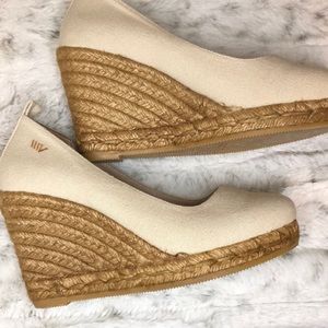 VISCATA BARCELONA Wedge Pump, Canvas, Slip-ons 37